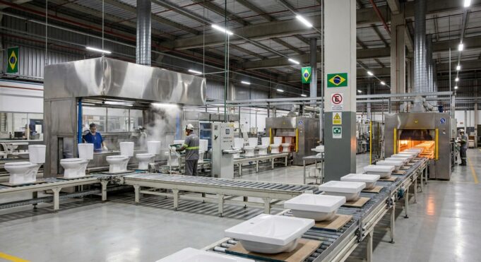 Queda no ritmo da indústria de materiais em abril