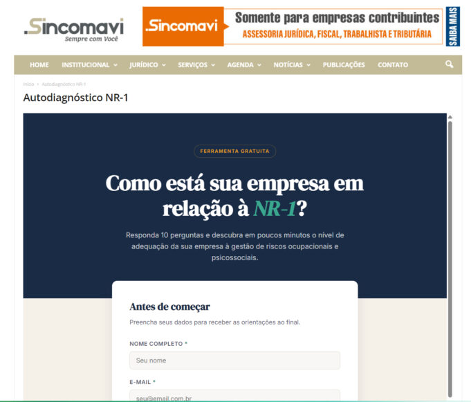 Autodiagnóstico de NR-1