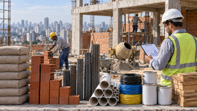 Inflação comportada na construção civil paulista em agosto