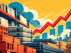 Preços dos materiais de construção retomam rotina de alta